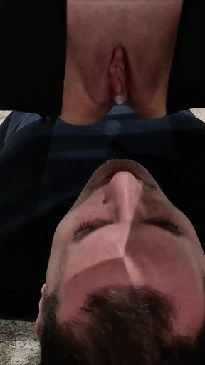 Talking to My Husband on the Phone While Having Sex with My Lover. Cuckold Cleaning and Creampie After the Wife Gets Home