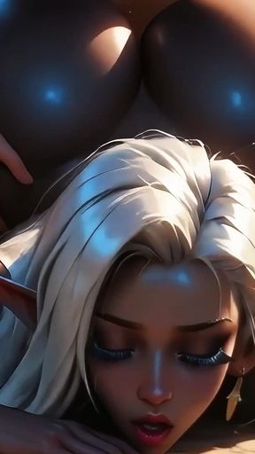 Hot Big Ass Dark Elf Gets Fucked (ai Generated)