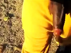 Big Black Cocks Outdoors