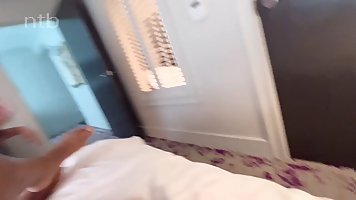 Big ass and tits brunette BBW gets hot BBC fuck