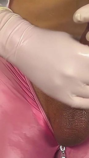Medical Mayhem: Trans Doc Dominates Patient with Huge Cum Load POV