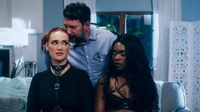 ”Sexy black COUGAR Ana Foxxx submissive pawg wifey Siri Dahl served hubby”