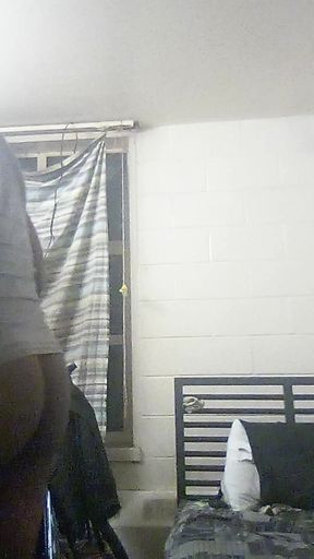 Faggy Bitch Boy Black Bottom with Huge BBC and Tight Bootyhole Gripping Fat Ass