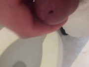 Attempting to Jerk in Park Bathroom but Kept Getting Interrupted