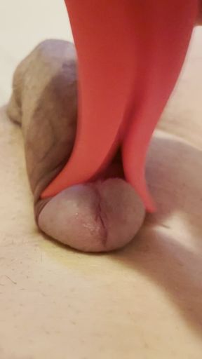 Tease Out the Hot with the Tongue Vibrator From the Spray Tube....