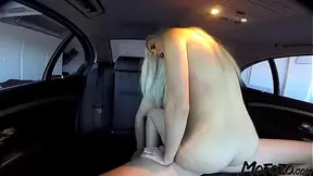MOFOZO com - Young Blonde Gets A Creampie In The Backseat