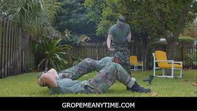 GropeMeAnytime - Freeuse Hot Teens Are Anytime Sex For Drill Instructor During Boot Camp - Dani Blu, Callie Black