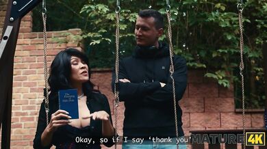 MATURE4K. Asian riding young Czech man