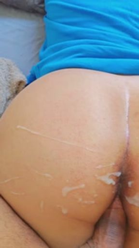 Double cumshot and morning creampie with my stepsister - Family relationship