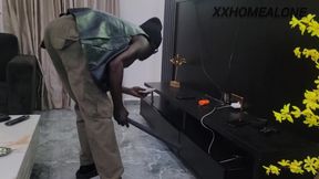 House Robry Turn Into a Wild Crazy Sex Night with 19 Years Old Teenage Girl. He Fuck Pretty Face Dora in Her School Uniform