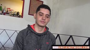 SayUncleNetwork.com - Shy Latino jock's doggystyle drilling ends with a massive cumsh