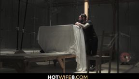 Dude Releases Caged Girl for Intense Sex and Facial Cumshot