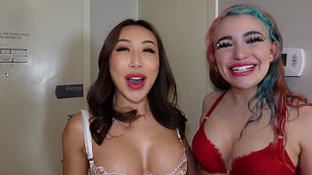 Couple Bring in HOT Asian for Valentine&#039_s Day Threesome
