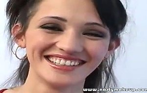 Brunette cutie from Argentina make up