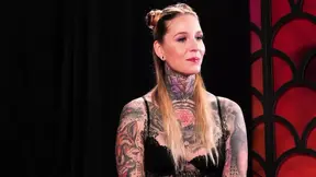Tattooed Slut Gets Fucked Properly and Makes a Masturbation Show