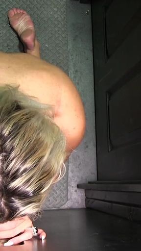 Blonde bombshell Alana returns to swallow more loads POV