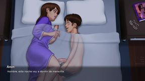 She acted that way to seduce him, and it ended well.