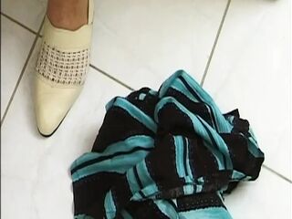 Bulky Golden-haired German mother I'd like to fuck Uses Toys and Gets Drilled in