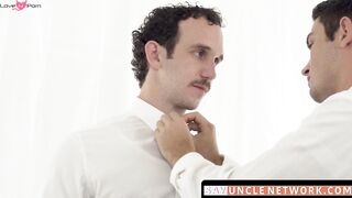 SayUncleNetwork.com - Horny twink sucked and drilled rough by muscular gay