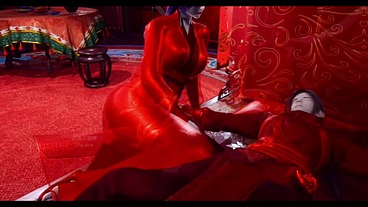 New bride in first night - 3D Hentai - V421