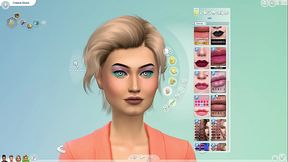 Outdoor Foursome Game Play On The Sims 4 - Porn video game