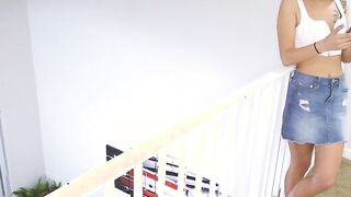 18 yo Year Older Reyna Delacruz And Sofie Reyez Share Stepdaddys Cock