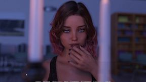 3D Hentai babe takes big cock in deep throat and doggystyle