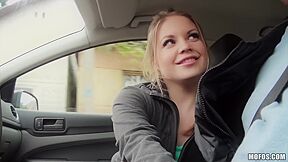 Exciting Hitchhiker Sucking Dick