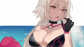 Jeanne Alter (Femdom, Edging, Palming) Hentai JOI