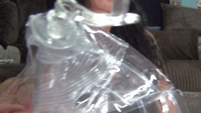 Blown up 2 beach balls with my mouth a