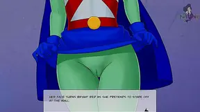 Miss Martian Rides Alien Dick in DC Comics Furry Cosplay Orgy