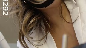 NAUGHTY HYGIENIST LUNA DENTAL CLEANING: Luna discovers you have a glove fetish and how hard you are getting while cleaning your teeth! So she hand glove gags you and then after done cleaning you she continues to hand gag you and jerk you off!