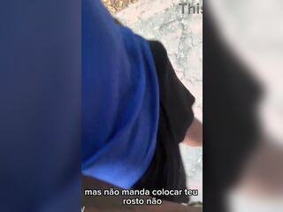 I took a ebony favela resident with a 30cm gift from the trail to screw me