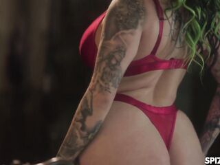 Tattooed Breasty Xwife Karen Willing For Hardcore Pounding