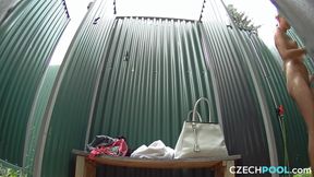Czech Pool 4: Top Model Gets Wet in the Shower