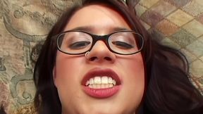 eva angelina takes interracial anal threesome facial