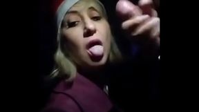 Chupando na rua no Natal