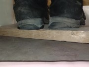 Mint Tin Jumped on Crushed Flat by my 89kg size 11 boots