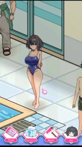 EP-3"Lifeguard holic gameplay! NTR HENTAI GAME! Innocent cheating gf becomes my exhibitionist slave!!   Clip 3