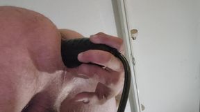 Inflatable anal dildo