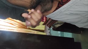 Indian straight guy first time showing his monster and huge cum shot