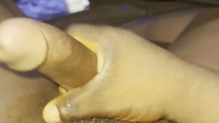 Blowjob, onani, sort, blowjobs, onanere, pikke, fantasi – POV hjemmelavet film med bjørne-amatørfyre der får anal kneb, BBC stor pik