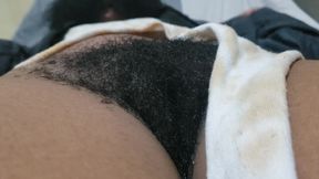 Hairy Star Shows off Her Natural Pussy in a Bold and Intimate Sensual Presence