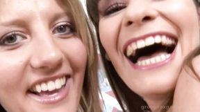 Adorable lady-love's double penetration dirt