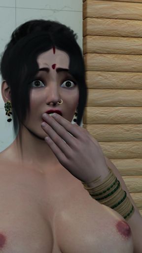 Horny Indian Stepmom Seduces Innocent Stepson &amp; Takes His Huge Cock Deep Inside   Clip 1