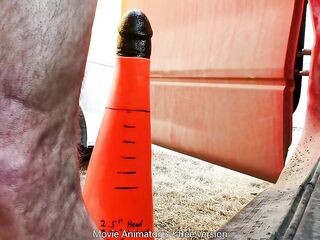 Intimate Movie, Taking XL Cone Toy Mod Outdoors at Work Alone