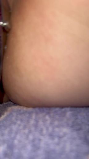 Hot babe tries new vibrator toy on her wet pussy, gyno torture