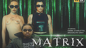 Emma Starletto And Brooklyn Gray - The Matrix (a Xxx Parody); Mff Threesome In Cosplay With And