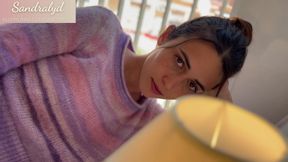 Lonely spanish girl in her bedroom