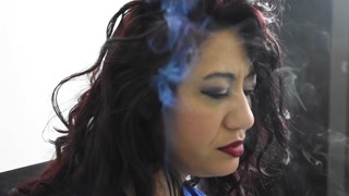 Smoke Merit white 120's in the foreground